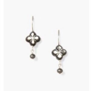 Black Clover Drop Earrings